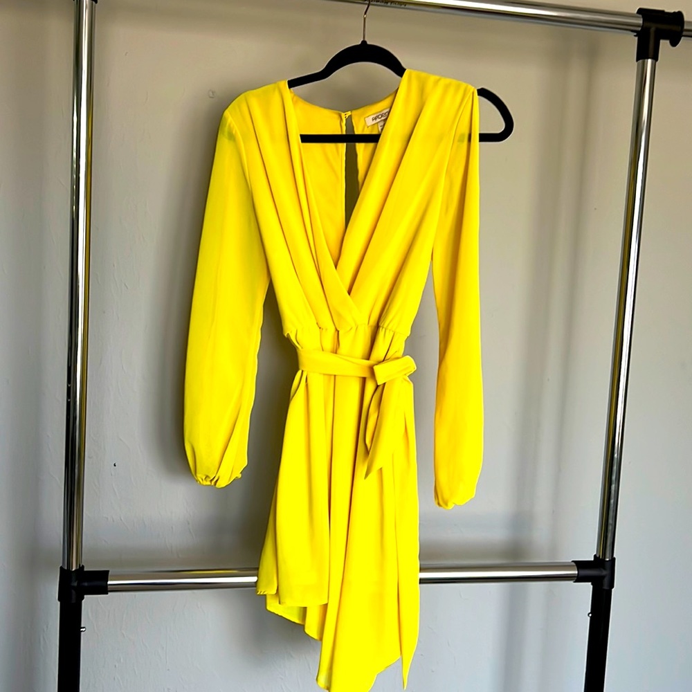 Arden B yellow dress